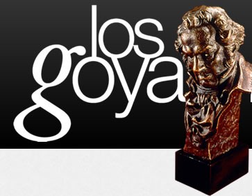 Logo Los Goya et photo de la statuette