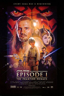 Affiche du film Star Wars, épisode I : La Menace fantôme