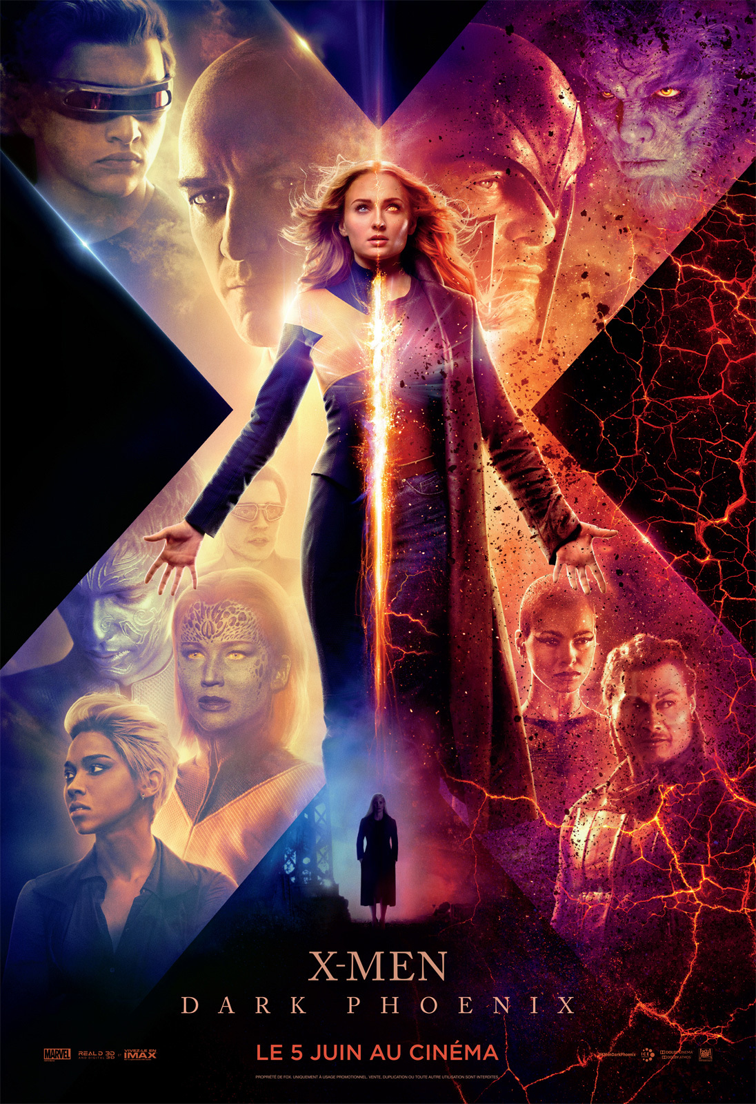 Affiche du film X-Men Dark Phoenix