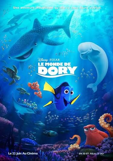 Affiche de film Le monde de Dory