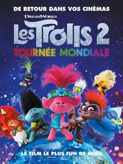 Affiche du film Les Trolls 2 : Tournée mondiale